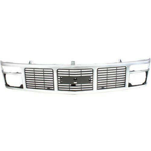 1988-1993 GMC C2500 Pickup Grille, Silver.