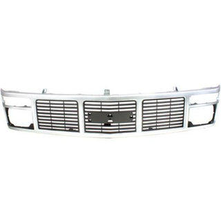 1988-1993 Chevy C/K Pickup Grille, Silver - Classic 2 Current Fabrication