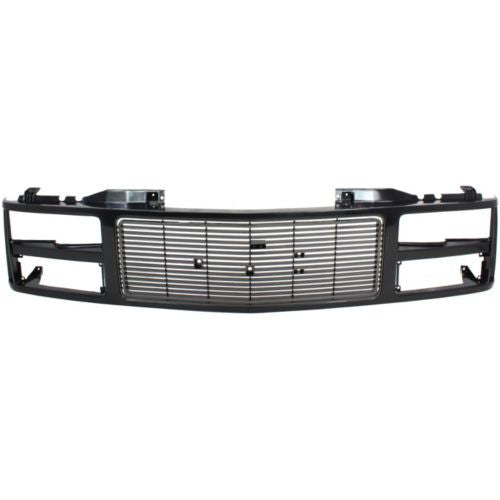 1988-1993 GMC C/K Pickup Grille Black - Classic 2 Current Fabrication
