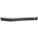 1988-2000 GMC C3500 Front Bumper Molding RH, Impact Strip, Chrome.