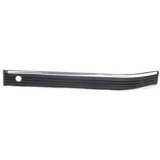 1988-2000 Chevy K3500 Front Bumper Molding LH, Impact Strip, Chrome.