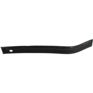 1988-1999 GMC C1500 Front Bumper Molding LH, Black, 2-Piece Type.