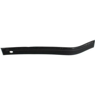 1988-2000 Chevy K3500 Front Bumper Molding LH, Black, 2-Piece Type.
