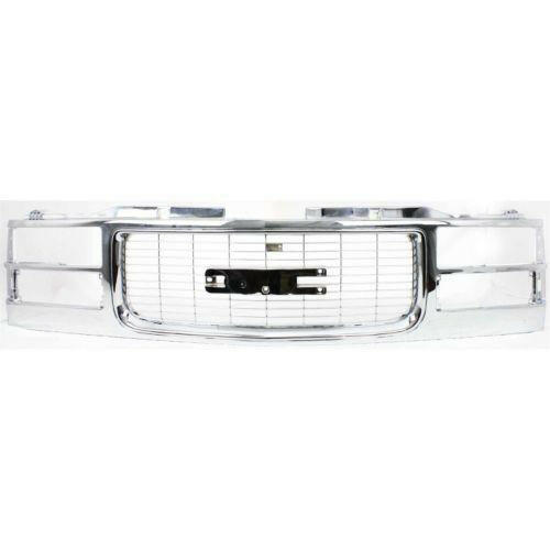 1994-2002 GMC Pickup Truck Grille, Chrome.