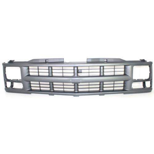 1994-2002 GMC Pickup Grille, Silver/gray - Classic 2 Current Fabrication