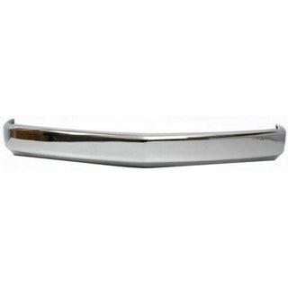 1992-1999 GMC Yukon Front Bumper, Chrome, w/o Air Intake, Impact Strip.