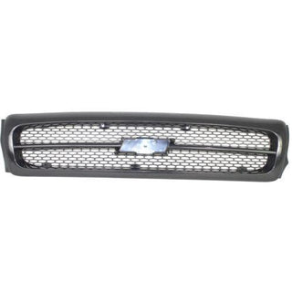 1994-1996 Chevy Impala Grille, Painted-Black, Ss Model - Classic 2 Current Fabrication