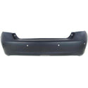 2007-2012 Lexus ES350 Rear Bumper Cover, Primed, w/Parking Sensor-Capa.