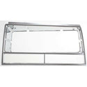 1982-1987 Chevy El Camino Headlight Door LH, Chrome.