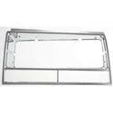 1982-1987 Chevy Malibu Headlight Door LH, Chrome.