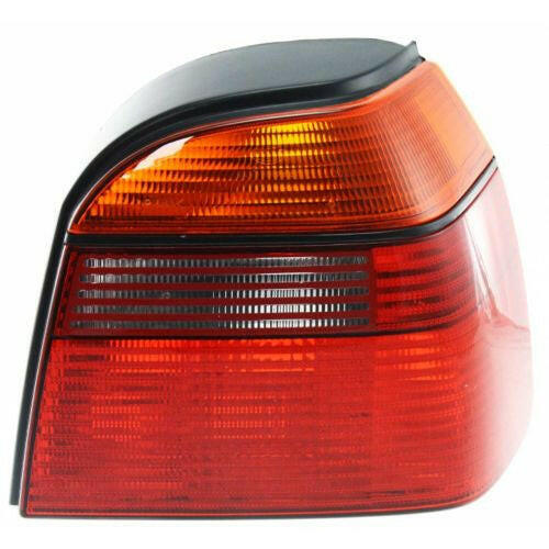 1993-1999 Volkswagen Golf Tail Lamp RH, Lens & Housing, W/o Black-out.