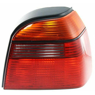 1995-2002 Volkswagen Cabrio Tail Lamp RH, Lens & Housing, w/o Black-out.