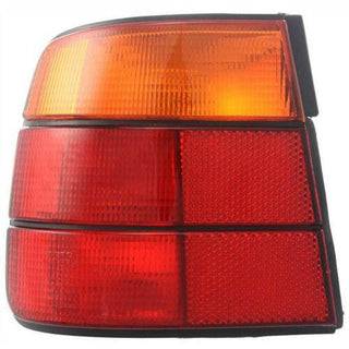 1989-1995 BMW 5 Series Tail Lamp LH, Outer, Assembly, Sedan.