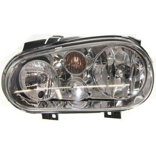 1999-2002 Volkswagen Cabrio Head Light LH, Assembly, With Out Fog Lamps.