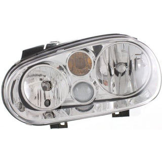 1999-2002 Volkswagen Cabrio Head Light LH, Assembly, w/Fog Lamps - Classic 2 Current Fabrication