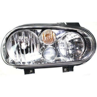 1999-2002 Volkswagen Cabrio Head Light RH, Assembly, w/Fog Lamps.