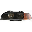 1998-2000 BMW 5 Series Head Light LH, Assembly, Halogen, w/Out Leveling.