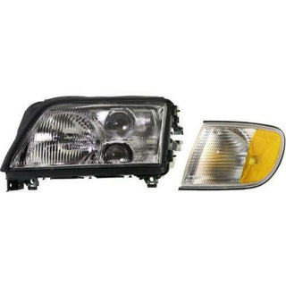 1996-1998 Audi A6 Head Light LH, Assembly.