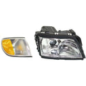 1996-1998 Audi A6 Head Light RH, Assembly.