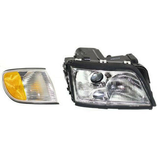 1996-1998 Audi A6 Head Light RH, Assembly.
