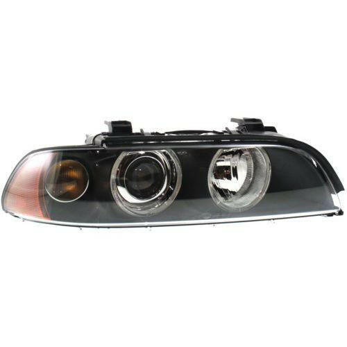 2001-2003 BMW 5- Head Light RH, Assembly, Halogen, w/White Indicator.