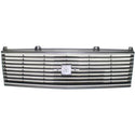 1985-1994 Chevy Astro Grille, Plastic, Painted-Black.