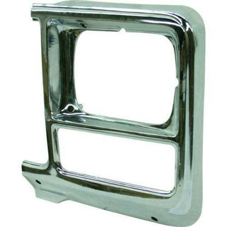 1979-1980 Chevy Suburban Headlight Door LH, w/Rectangular Headlights.