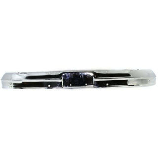 1973-1974 GMC K15/K1500 Suburban Front Bumper, Chrome, w/o Molding Holes.