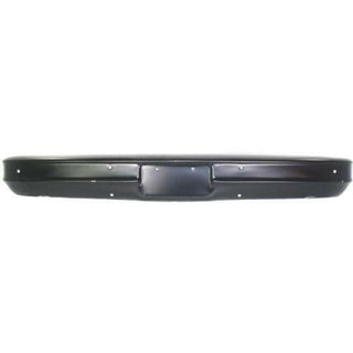 1973-1974 GMC K25/K2500 Pickup Front Bumper, Black, w/o Molding Holes.