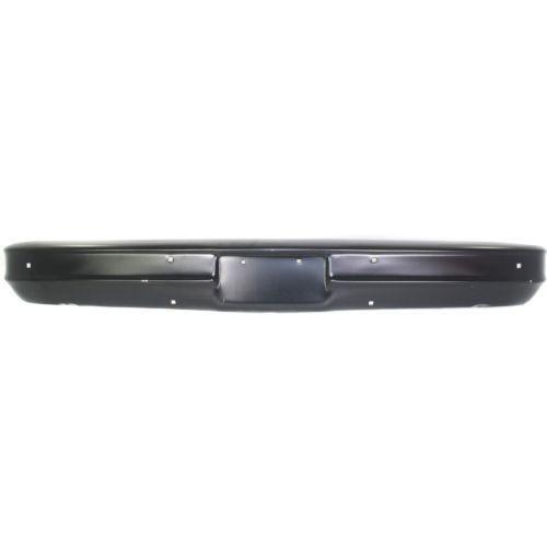 1973-1974 Chevy K10 Pickup Front Bumper, Black, w/o Molding Holes.