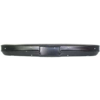 1975-1978 GMC K15 Suburban Front Bumper, Black, Without Molding Holes.