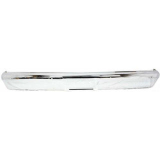 1983-1986 Chevy K10 Front Bumper, Chrome, Without Molding Holes - Classic 2 Current Fabrication