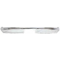 1987-1991 Chevy Blazer Rear Bumper, Chrome, Without Molding Holes - Classic 2 Current Fabrication