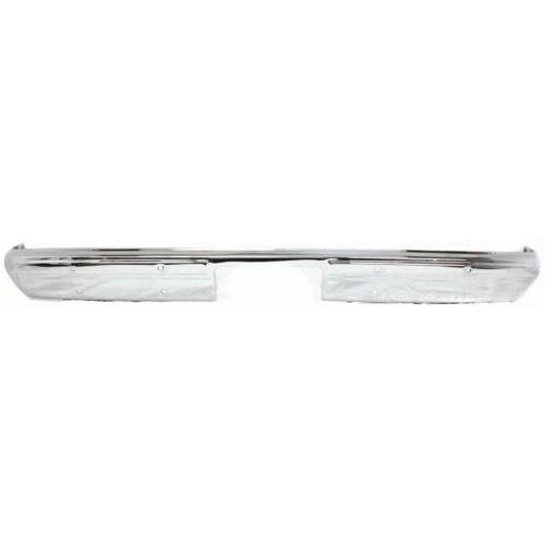 1981-1986 GMC C2500 Suburban Rear Bumper, Chrome, Without Molding Holes.
