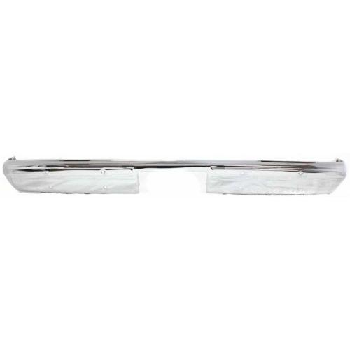 1987-1988 Chevy R20 Rear Bumper, Chrome, Without Molding Holes - Classic 2 Current Fabrication