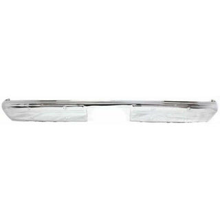 1981-1986 Chevy C10 Suburban Rear Bumper, Chrome, w/o Molding Holes.