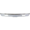 1971-1972 GMC K25/K2500 Suburban Front Bumper, Chrome, With Pads Holes.