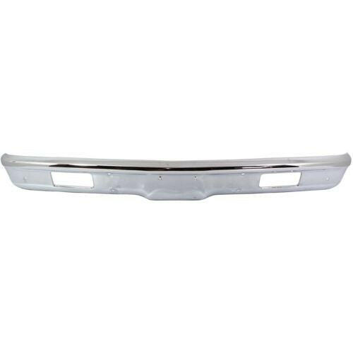1971-1972 GMC K15/K1500 Suburban Front Bumper, Chrome, With Pads Holes.