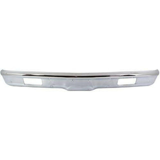 1971-1972 Chevy K20 Suburban Front Bumper, Chrome, With Pads Holes.