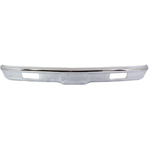 1971-1972 Chevy C20 Suburban Front Bumper, Chrome, With Pads Holes.