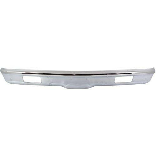 1971-1972 GMC C25/C2500 Pickup Front Bumper, Chrome, With Pads Holes.