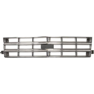 1983-1990 Chevy S10 Blazer Grille, Chrome - Classic 2 Current Fabrication