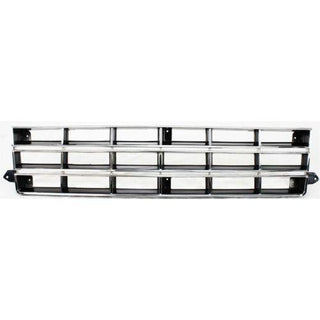 1983-1990 Chevy Blazer Grille, Chrome Shell/Black - Classic 2 Current Fabrication