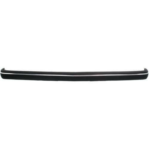 1991-1992 Chevy S-10 Blazer Front Bumper Molding, Plastic, Black.