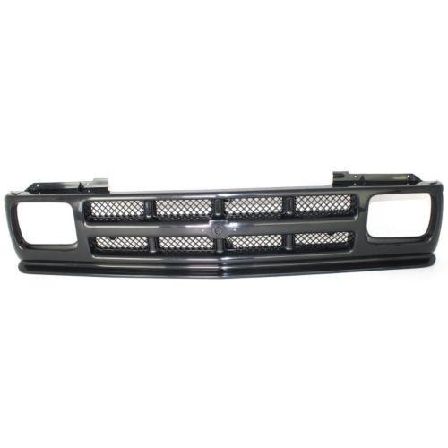 1991-1993 Chevy S-10 Pickup Grille, Textured Black - Classic 2 Current Fabrication