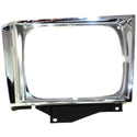 1982-1990 Chevy S-10 Headlight Door LH, Chrome.