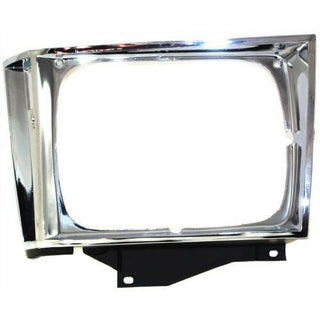 1982-1990 Chevy S-10 Headlight Door LH, Chrome.
