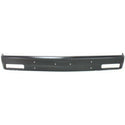 1982-1990 GMC S15 Front Bumper, Black, w/o Molding and Fog Light Holes.