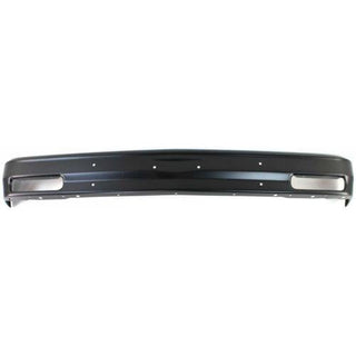 1991-1993 Chevy S10 Front Bumper, Black, Without Molding Holes - Classic 2 Current Fabrication
