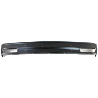1991 GMC S15 Jimmy Front Bumper, Black, Without Molding Holes - Classic 2 Current Fabrication